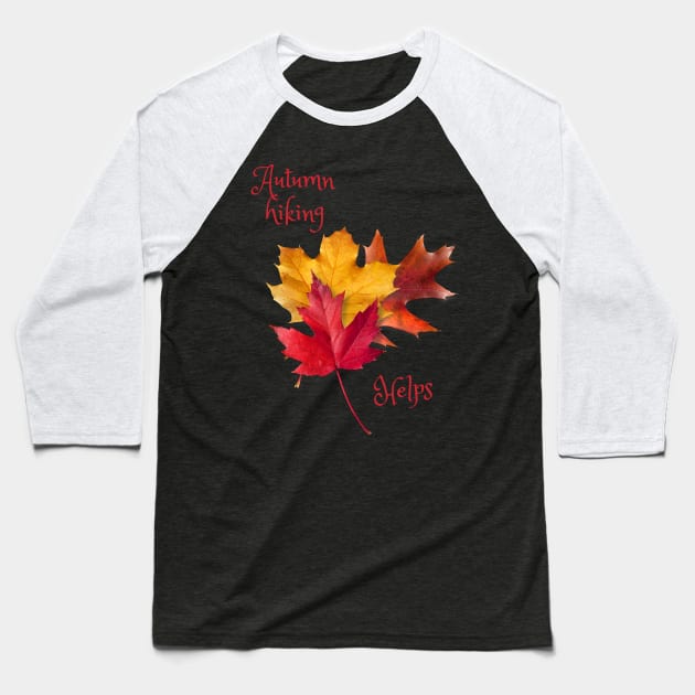 Autumn helps Baseball T-Shirt by Rickido